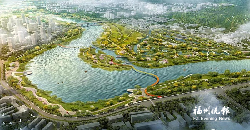 福清东部新城打造城市“绿肺”