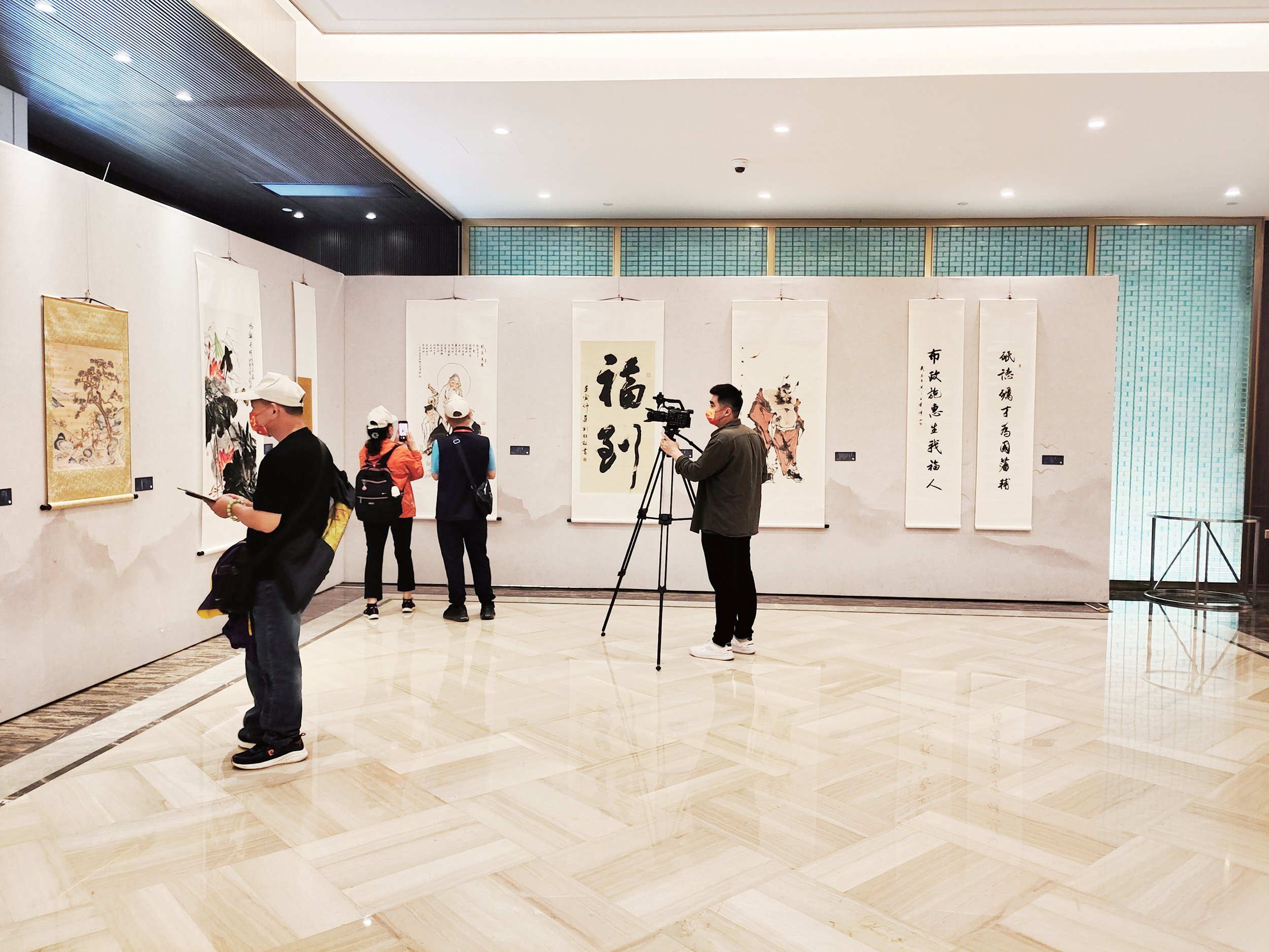 两岸道教书画展暨台北故宫道教书画（复制品）展在融举办